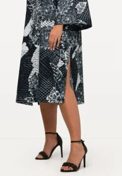 Ulla Popken Sukienka Z Dżerseju - Noir -Lindex 4c0fae9df0884ba496526ba56ac019b4