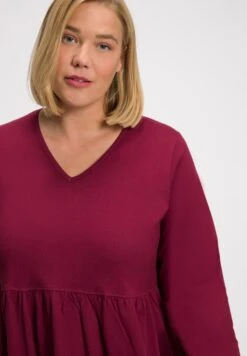 Ulla Popken Sukienka Z Dżerseju - Karminrot -Lindex 4c511634b1da46afb9f424a824141265
