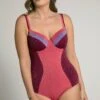 Ulla Popken EFFET SCINTILLANT - Kostium Kąpielowy - Pourpre 2 Ulla Popken EFFET SCINTILLANT - Kostium Kąpielowy - Pourpre -Lindex 4da36716287a488e8f1f965687c3c83e
