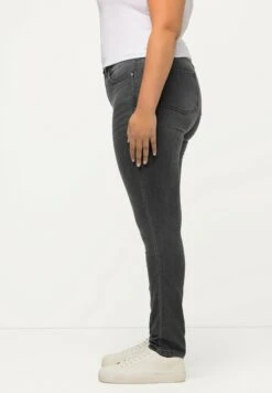 Ulla Popken GROSSE GRÖSSEN SARAH, 5-POCKET, HIG - Jeansy Slim Fit - Grey Denim -Lindex 4ee4c32409624f7c92fb8ad9516d73c7