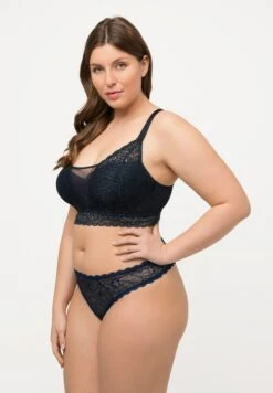 Ulla Popken Biustonosz Z Fiszbiną - Bleu Nuit -Lindex 4ff5d06113be4324b42ab978882ad60f