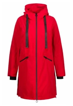 Ulla Popken IRIDESCENT HOODED - Parka - Lychee -Lindex 50ccc28972e444eda8b4826348916d65