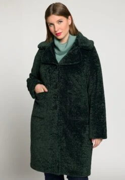 Ulla Popken Płaszcz Zimowy - Vert Gris