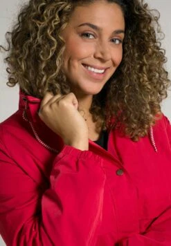 Ulla Popken Parka - Fuchsrot -Lindex 53cc4d25576247bcbfdda2fcfb3c74af