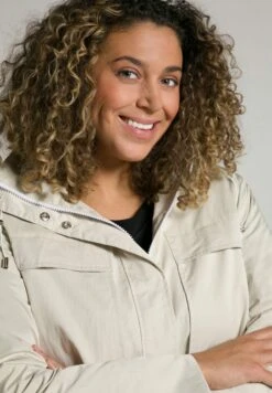 Ulla Popken Parka - Beige -Lindex 53f48740a69441adab393de2a5cb42de