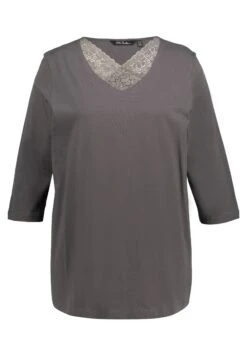 Ulla Popken V HALS 3/4 MOUWEN - Koszulka Do Spania - Asbruin 9 Ulla Popken V HALS 3/4 MOUWEN - Koszulka Do Spania - Asbruin -Lindex 5600e5e6271c4a6484987ef512fa925a