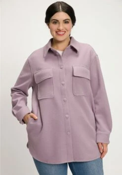 Ulla Popken Krótki Płaszcz - Opalflieder