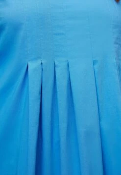 Ulla Popken 3/4-MOUWEN - Sukienka Letnia - Staal Blauw -Lindex 5611ac746b9c4b75852319586cfbeffd