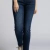 Ulla Popken GROSSE GRÖSSEN SARAH, 5-POCKET, HIG - Jeansy Slim Fit - Blue Denim -Lindex 57499a63a2c8428693fd315d59bc7edc