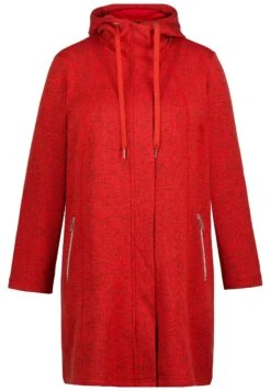 Ulla Popken Krótki Płaszcz - Rouge Carmin -Lindex 578ef48affc24ffbacd69a0af2df41c0