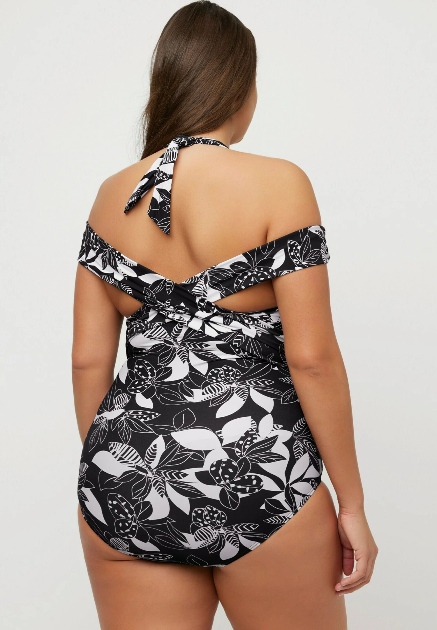 Ulla Popken Kostium Kąpielowy - Noir 5 Ulla Popken Kostium Kąpielowy - Noir - obrazek 3