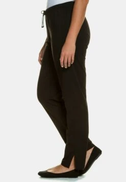 Ulla Popken Spodnie Treningowe - Schwarz -Lindex 579f0ac353e74d6ca0df69b4089d315c