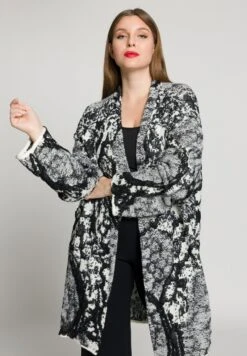 Ulla Popken LANG - Kardigan - Zwart