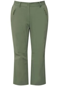 Ulla Popken FUNCTIONAL STRETCH CROP - Spodnie Materiałowe - Menthe Verte -Lindex 5ac63dca027d439c9051ea02439e28c2