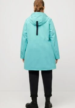 Ulla Popken Parka - Turquoise -Lindex 5bbbcdb303f5472aa9e3ec30ad77a07b