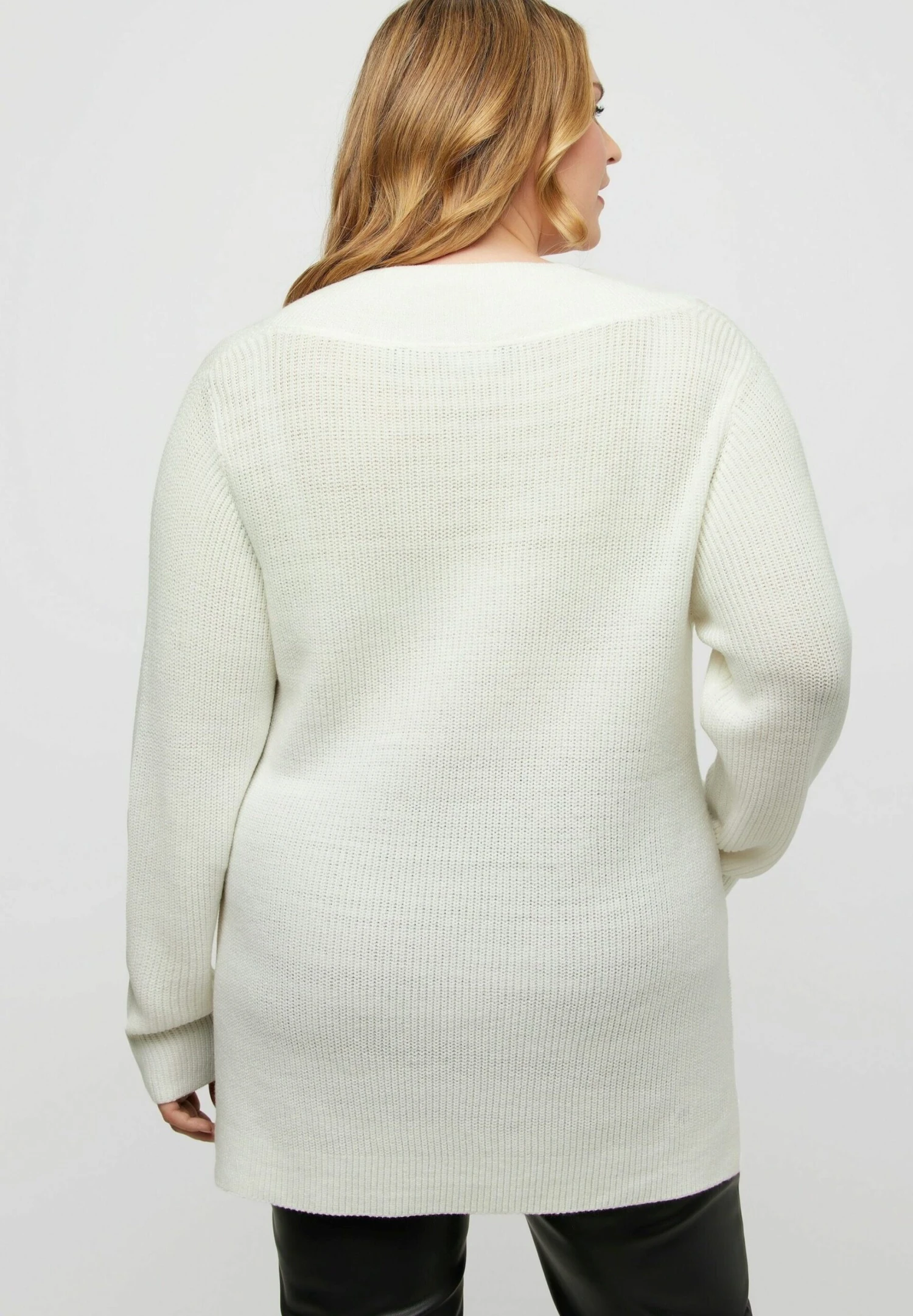 Ulla Popken Sweter - Offwhite 5 Ulla Popken Sweter - Offwhite - obrazek 3