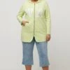 Ulla Popken Bluza Rozpinana - Limettengrün -Lindex 5e8a9cb9d9f348c999a9a0127afd6ed0