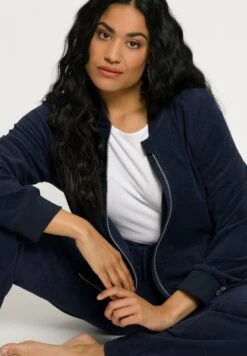 Ulla Popken Bluza Rozpinana - Marine -Lindex 5ef7859e0e644424805a06e1150a3a5e