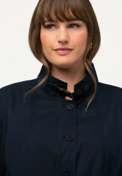 Ulla Popken Krótki Płaszcz - Marine -Lindex 5f7331dbc8174e399e658090a39c7371