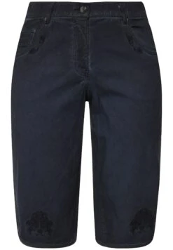 Ulla Popken TRACHTEN-BERMUDA MANDY USED-LOOK - Szorty Jeansowe - Marine -Lindex 632d02d0d2b942aa86692ae70549e1bc
