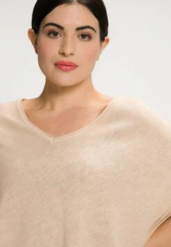 Ulla Popken Ponczo - Beige -Lindex 636222fd10e34f7dbdd1c821deb3c365