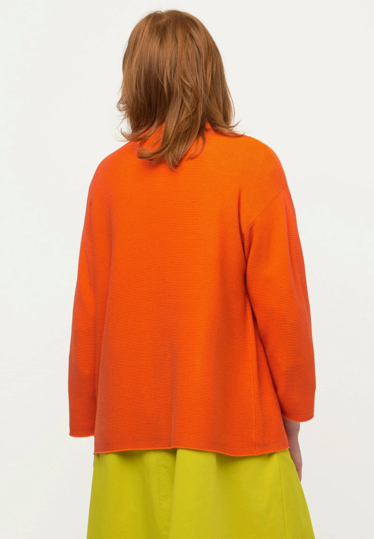 Ulla Popken Kardigan - Light Orange 4 Ulla Popken Kardigan - Light Orange - obrazek 2