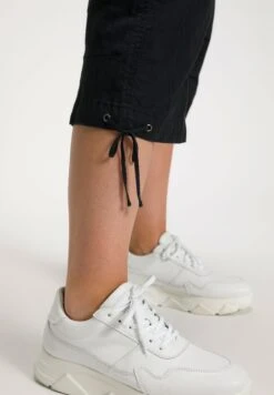 Ulla Popken Bojówki - Schwarz -Lindex 6378c28fa662473db09c02eb0d3fd6a7