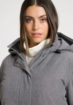 Ulla Popken Parka - Gris Chiné -Lindex 63f2c38e80c54949884c1e1903c3d5aa