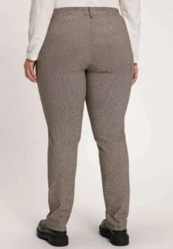 Ulla Popken Spodnie Materiałowe - Donkerbeige -Lindex 6419d57d02754ecda17edf13989ed780