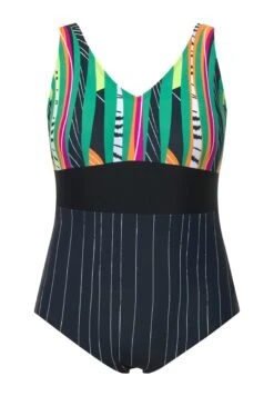 Ulla Popken BUSTE IMPRIMÉ RAYURES BONNETS SOUPLES - Kostium Kąpielowy - Noir 10 Ulla Popken BUSTE IMPRIMÉ RAYURES BONNETS SOUPLES - Kostium Kąpielowy - Noir -Lindex 641adb85d430476dad0a9508ff8da97c