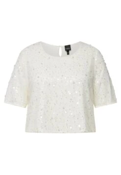 Ulla Popken Bluzka - Blanc Cassé -Lindex 644000bd591240dfbaf1ab2c4e6f7407