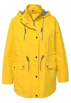 Ulla Popken Kurtka Przeciwdeszczowa - Messing -Lindex 649b8bf049254299b1df26170fb561bd