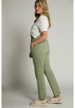 Ulla Popken Ogrodniczki - Kaki Clair -Lindex 65e5775806d84da4820014f77f64df12