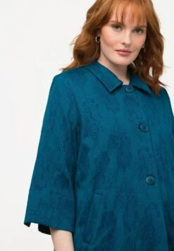 Ulla Popken Kurtka Wiosenna - Pétrol -Lindex 6648da3fa6d9456ba313e91a38354a27