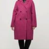 Ulla Popken Klasyczny Płaszcz - Orientpink -Lindex 67a4d1799ec4483aaea128f89c77533d