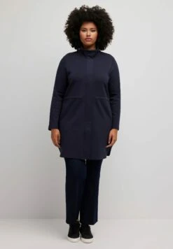 Ulla Popken Krótki Płaszcz - Dunkles Marine