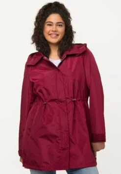 Ulla Popken Kurtka Przeciwdeszczowa - Karmijnrood