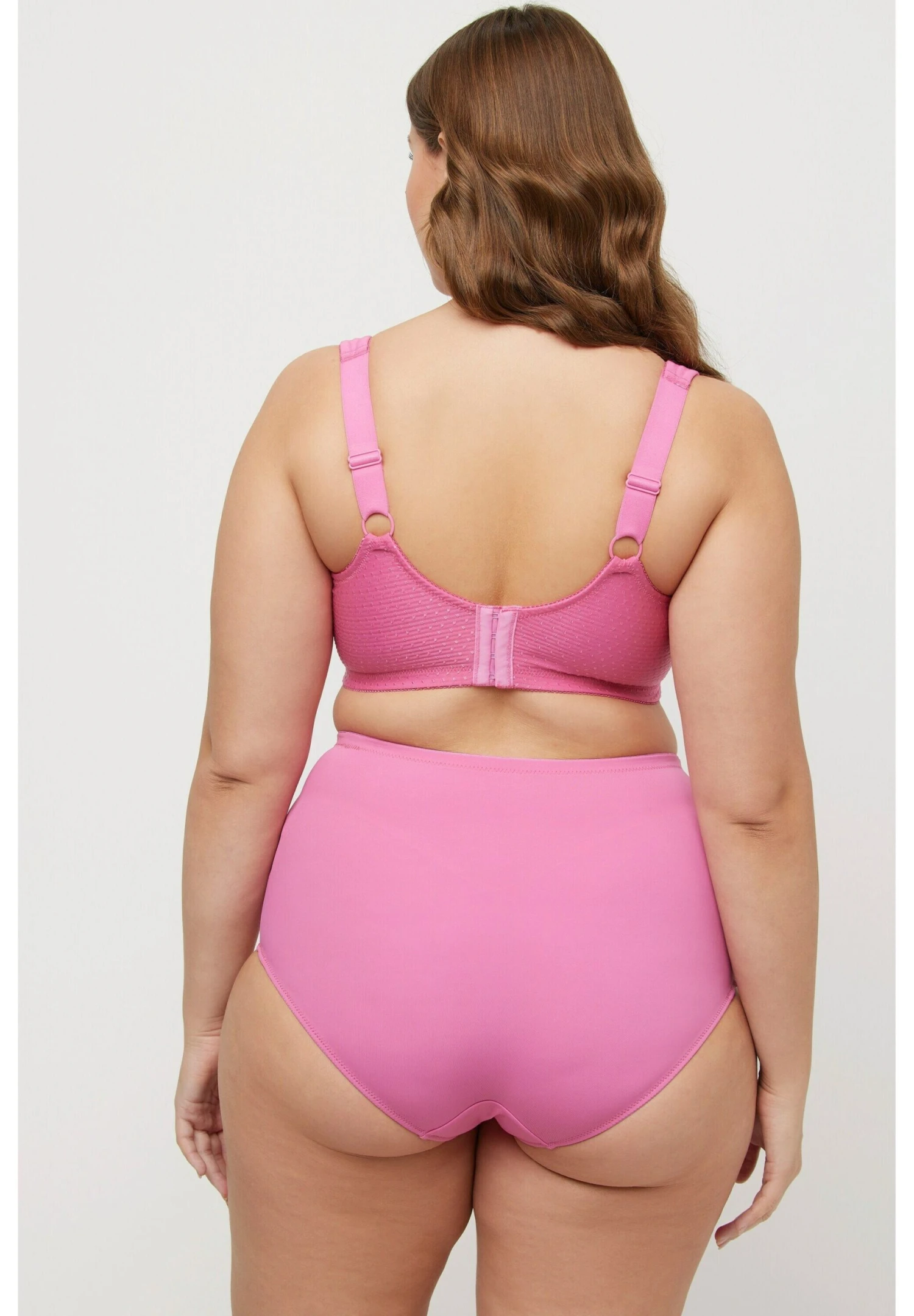 Ulla Popken COMFORT KELLY STRUCTUUR - Biustonosz Z Fiszbiną - Helles Pink 4 Ulla Popken COMFORT KELLY STRUCTUUR - Biustonosz Z Fiszbiną - Helles Pink - obrazek 2