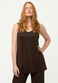 Ulla Popken Top - Marron Pin