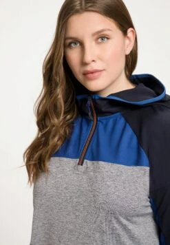 Ulla Popken TECHNIQUE - Kurtka Sportowa - Bleu Marine -Lindex 6d2a26c71e58462a9f594a93598c3ee8