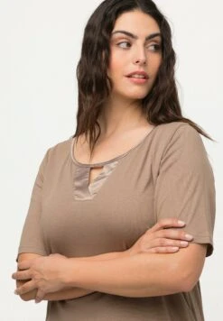 Ulla Popken Piżama - Taupe -Lindex 6df3199a94344c93bfb60b1f9103197f