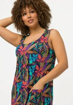 Ulla Popken Sukienka Z Dżerseju - Navy Blue -Lindex 6e2b904682854a1fb4fc14242d66418b