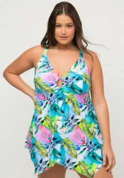 Ulla Popken Kostium Kąpielowy - Turquoise Sombre