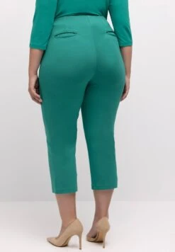 Ulla Popken Spodnie Materiałowe - Türkis Grün -Lindex 6e852a903fe2439c8e41c00fc179c995