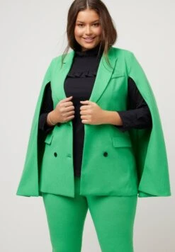 Ulla Popken Ponczo - Vert Gazon -Lindex 6e899bd9ebad453ba1706a971745e492