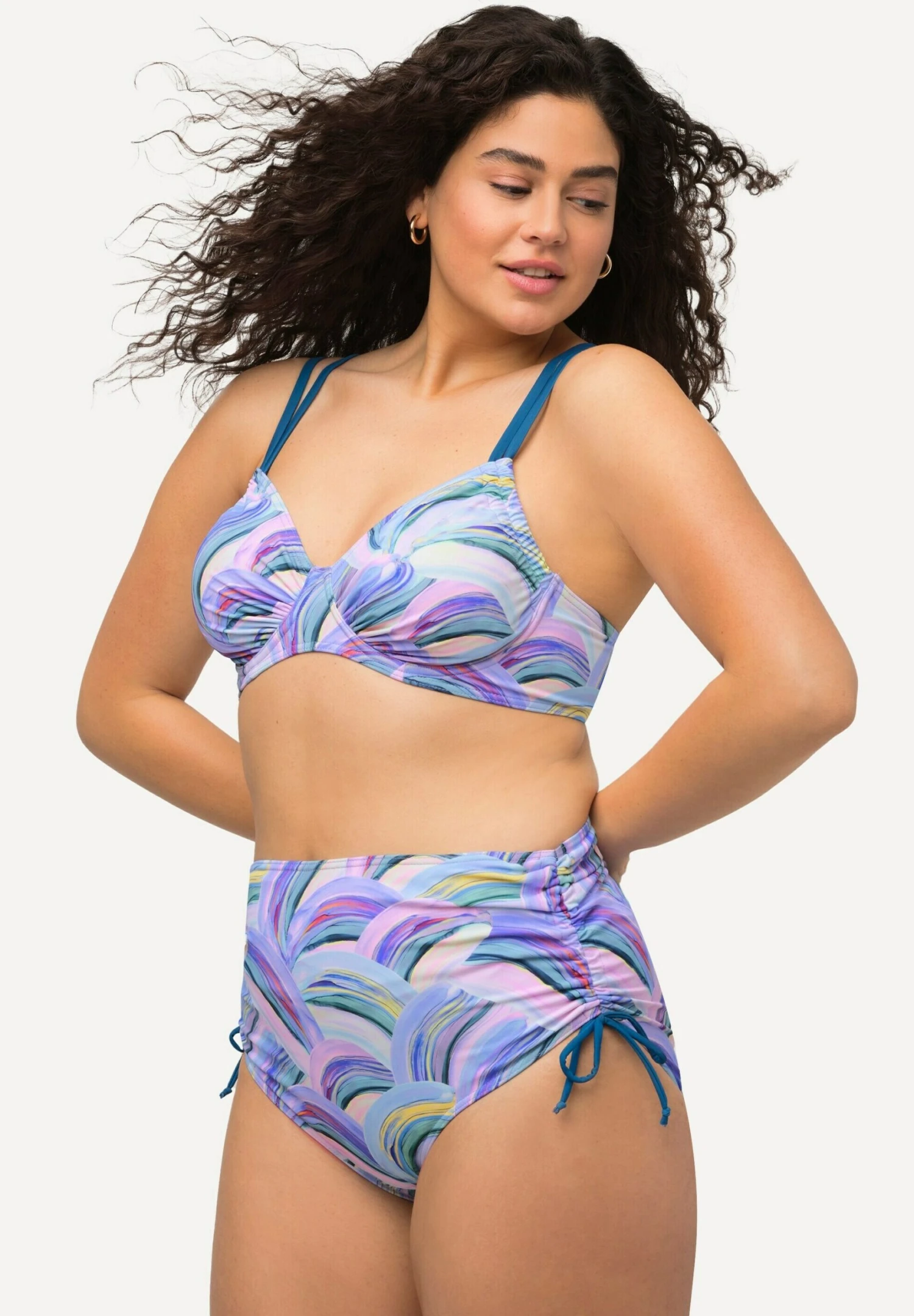 Ulla Popken Bikini - Bleu Glacier 4 Ulla Popken Bikini - Bleu Glacier - obrazek 2