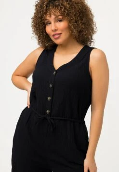 Ulla Popken EN COUPE LARGE SANS MANCHES ET COL V - Kombinezon - Marine -Lindex 724a7909c6e3424997ab2681bf4b03d3