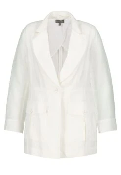 Ulla Popken Żakiet - Schneeweiß -Lindex 7289f4e0daa14ab0b23b16f8d82b28a4