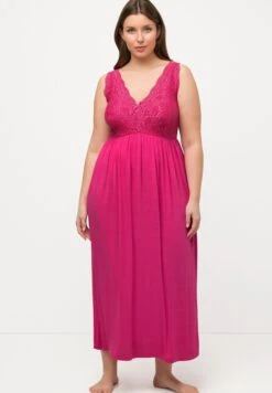 Ulla Popken Koszula Nocna - Hibiskuspink