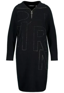 Ulla Popken Sukienka Dzianinowa - Black 11 Ulla Popken Sukienka Dzianinowa - Black -Lindex 72b37f8ed23e4866a0857d86f047aa5a